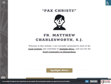Tablet Screenshot of matthewcharlesworth.name